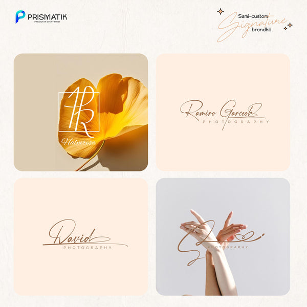 Custom Signature Logo - Professional Handwritten Logo Design Service