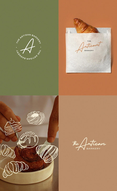 Unique Artisan Logo Design for Bakery & Pottery Shop